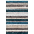 thumbnail image 4 of nuLOOM Classie Hand Tufted Shag Area Rug, 8', Blue Multi, 4 of 10