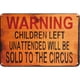thumbnail image 1 of Placa Metal Vintage Pintura Hierro Rectangular Advertencia Arte Pared Del 40x30cm, 1 of 10