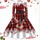 thumbnail image 1 of Vestidos Casuales Para Mujer 派对 Moda Femenina Casual Navidad Cuello En V Mujeres Navidad Gráfico Elegante Vestidos Sin Mangas Moda Sexy Floral, 1 of 3