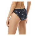 thumbnail image 2 of MICHAEL MICHAEL KORS Women's Navy Printed Stretch Sits At Low Hips Lined Full Coverage Bikini Swimsuit Bottom L, 2 of 2