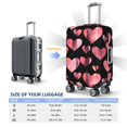 thumbnail image 2 of Hearts Luggage Cover Anti Scratch, Elastic Suitcase Protector Suitcase Covers for Luggage Fits 18-32 Inch Luggage, 2 of 5