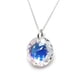 thumbnail image 3 of Collar Zvezda Classic color Aurore Boreale plata .925 Zvezda ZCO-CLAS14-AB, 3 of 4