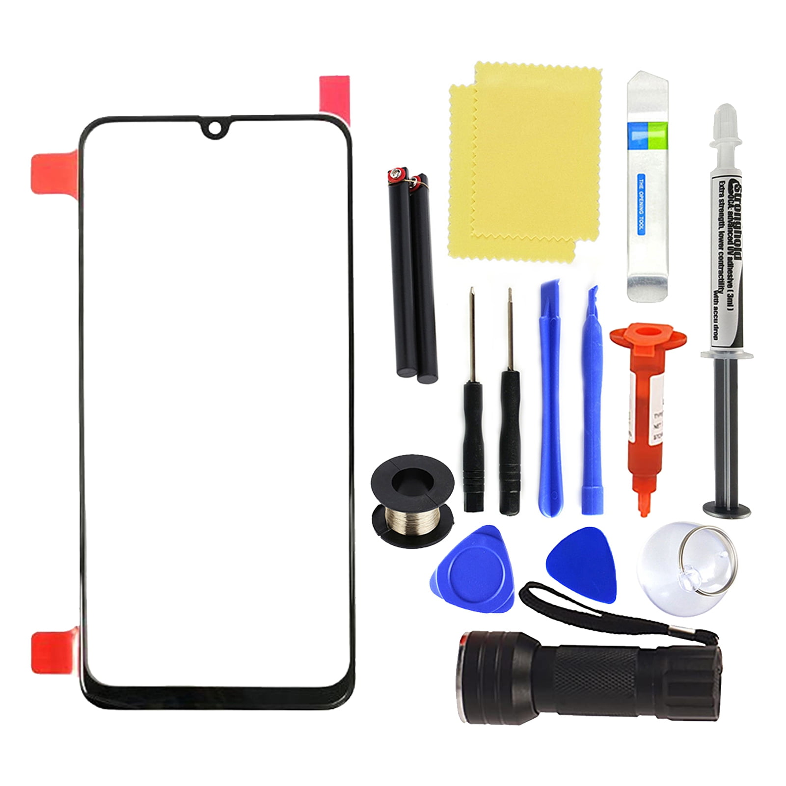 Phone Screen Replacement Front Outer Display Touchscreen Repair Kit for