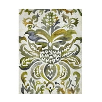 Chariklia Zarris 'Verdant Damask IV' Canvas Art