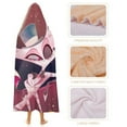 thumbnail image 4 of Hazbin Hotel Hooded Blanket Poncho Wearable Blanket Hoodie Cozy Soft Warm Flannel Fleece Throw Blanket for Women Men Boys Girls, 4 of 7