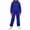 Blue, variant on ITSAME Girls Outfit 2-Piece Half Zip Mock Neck Sweatshirt and Sweatpants Fall Winter Athletic Casual Set Size 10