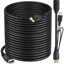 GEARit 4k HDMI Cable (100 ft) Black - In-Wall CL3 Rated with Signal Booster