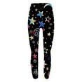 thumbnail image 4 of DDAPJ pyju Womens Novelty Print Leggings Holiday Party Tights High Waisted Stretch Casual Yoga Running Pants Multicolor XXXL, 4 of 5