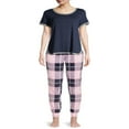 thumbnail image 2 of CHOK Pantalon de Sommeil à Revers pour Femmes, 2 of 5