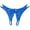 Blue, variant on GDREDA High Waisted Seamless Underwear Women's Underwear Open Files Large Size T Shaped Lace Sexy Women's Sexy Underwear Floral Lace Underwear Black,XL