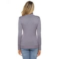 thumbnail image 4 of Uniexcosm Women Pullover Sweater Turtleneck Solid Sweaters for Female, 4 of 8