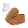 thumbnail image 2 of Prettyui 1PCS Baby Fashion Lace-up Non-slip Walking Shoes For Baby, 2 of 5