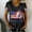 Black, variant on 250 Anniversary Usa Shirt Women Faith Freedom 250 Years American Flag Shirt Red White and Blue Shirts for Women Usa Shirts for Women American Flag Outfit Dark Blue XXL