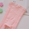 thumbnail image 4 of UQJfacai Toddler Girls Tights Kids Footed Ribbed Knit Leggings Stretchy Soft Stockings Bows Decor Cotton Pantyhose Pants 1-12 Years, 4 of 7