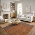 thumbnail image 6 of Addison Rugs Mayfield Premium Machine Washable Transitional Geometric Copper Rectangle Rug, 9' x 12', 6 of 6
