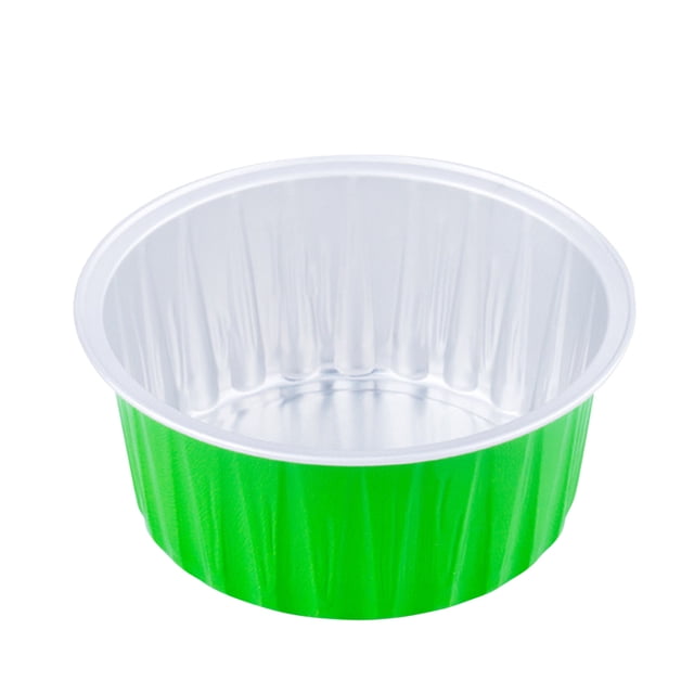 Pompotops Coupes à Cupcakes en Feuille Coupes à Cupcakes Rondes avec Couvercle, Mini Coupes à Cupcakes Coupes de Cuisson de Cuisine 100 Pcs Liquidation