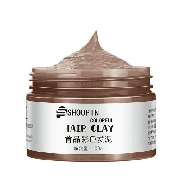 9Colours Disposable Hair Dyeing Clay Mud Dye Styling Cream Temporary,