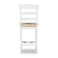 thumbnail image 5 of Linon Kiley White Rush Counter Stool, 5 of 9