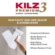 KILZ 3 Premium Interior/Exterior Multi-purpose Water-based Wall and Ceiling Primer ( 1-quart )