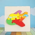 thumbnail image 4 of Juguetes educativos Montessori de madera para bebés, rompecabezas, rompecabezas para niños, formas de tangram, rompecabezas de aprendizaje avión, 4 of 9