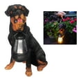thumbnail image 1 of Estatua de Perro Decorativa perfecl para Jardín con Linterna Solar Rottweiler, 1 of 7