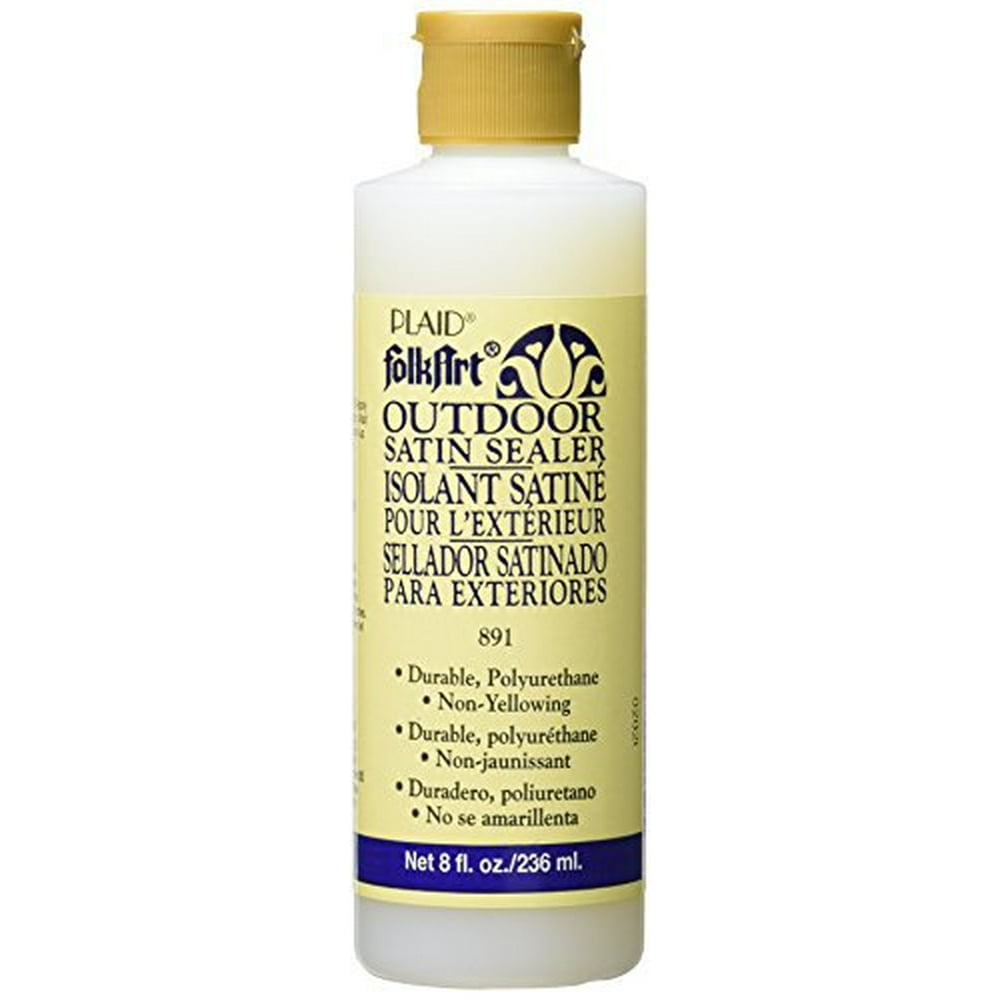 FolkArt Outdoor Sealer (8 Ounce), 891 Satin Finish