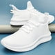thumbnail image 3 of Mujeres Zapatillas De Malla Transpirable, Zapatos Casuales De Color Sólido Con Cordones Para Exteriores, Zapatos Para Correr Ligeros De Bajo Perfil, 3 of 4