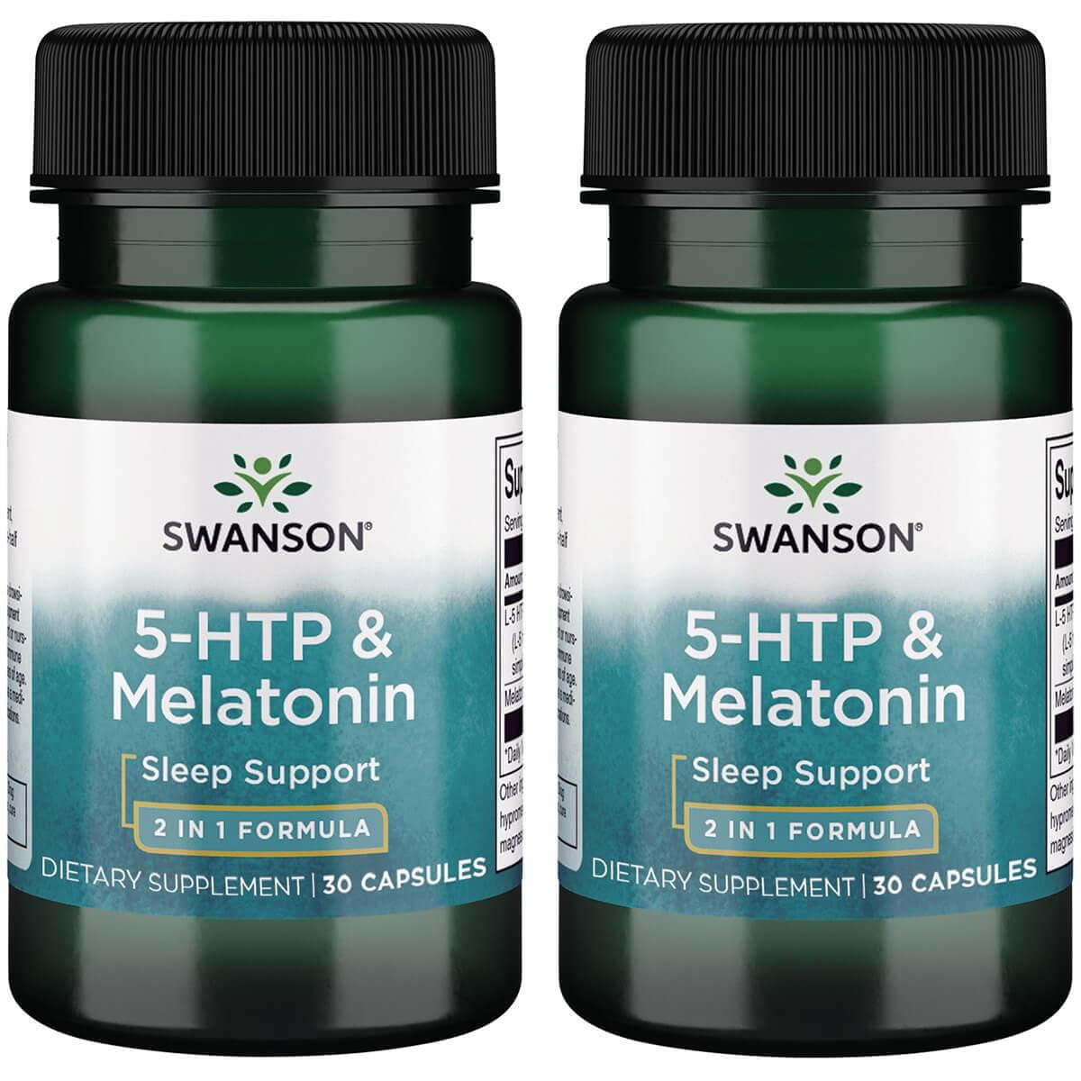 Swanson 5Htp & Melatonin 30 Caps 2 Pack