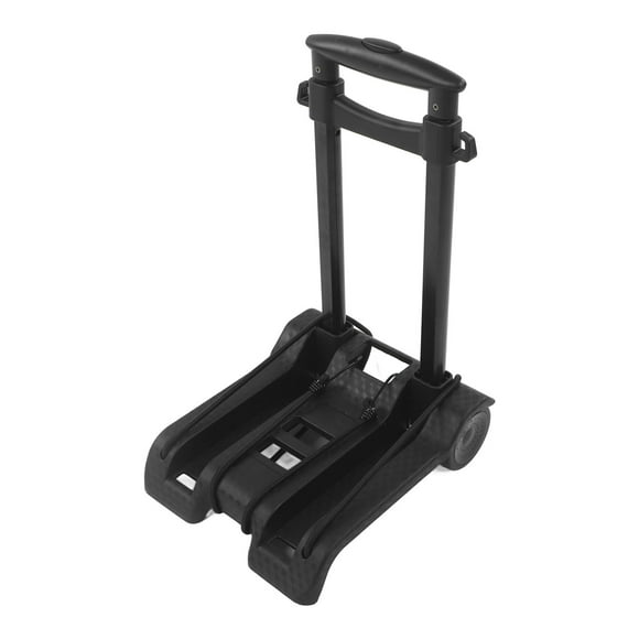 Push Cart Dolly, Adjustable Pull Rod 2 Wheels Hand Truck Dolly Wide Application Foldable for Camping
