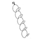 thumbnail image 2 of Armario Sombrero Ganchos Alambre De Hierro Sobre La Puerta Cadena Apilable Sombrero Exhibidor Estante Bolsa De Ropa Corbatas Bufanda Colgando Ganchos De Almacenamiento Methold HA025530-01, 2 of 6