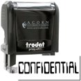 thumbnail image 1 of Self-Inking Barcode Confidential Stamp, Trodat Printy 4911, Press and Print Stamping, Impression Size 5/8" x 1-1/2", Up to 10,000 Impressions - Black Ink, 1 of 10