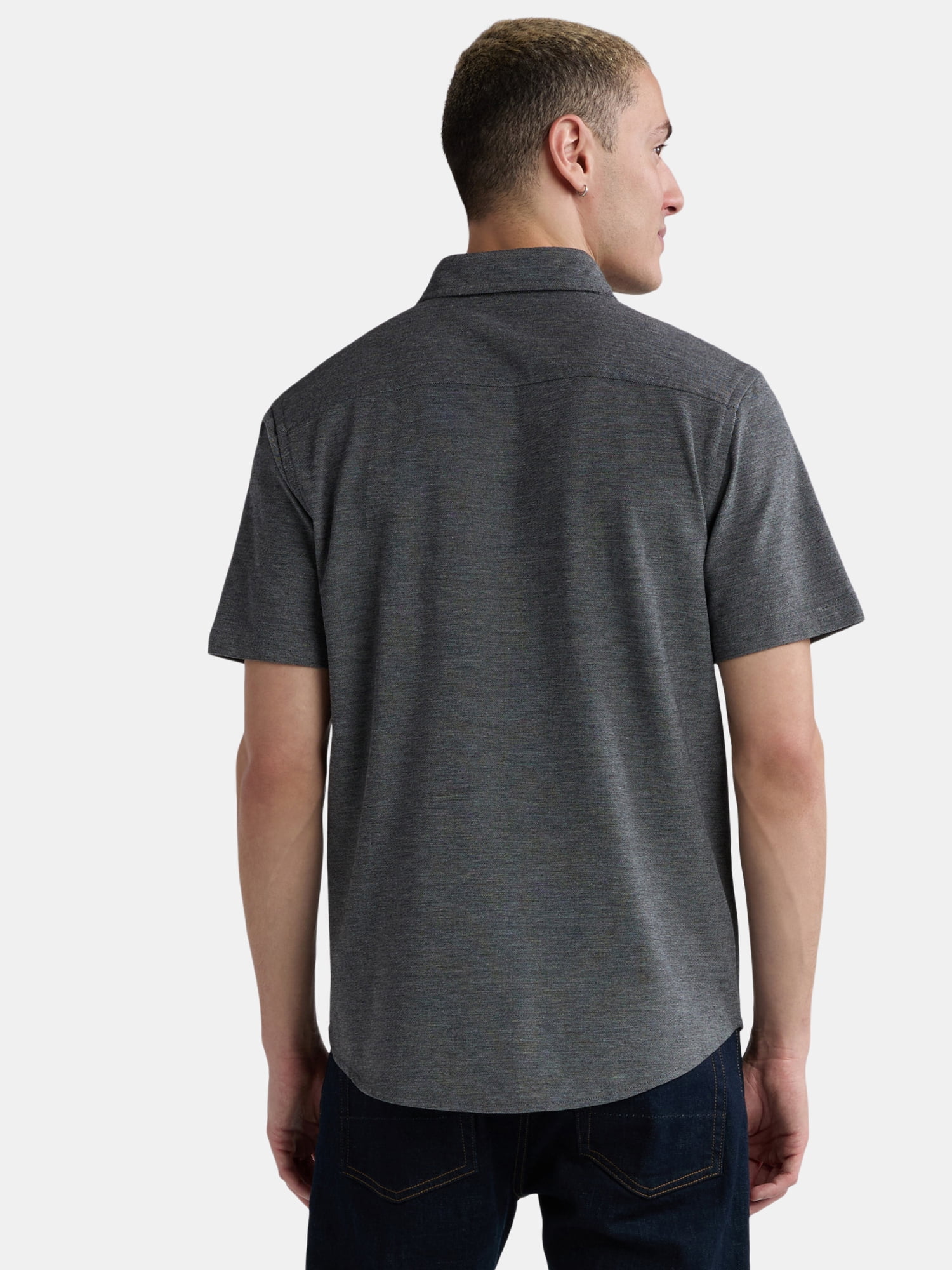GE KNIT BUTTONDOWN