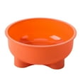 thumbnail image 2 of Fmbmuo Non-Slip Cat Bowls Orange Plastic Large Capacity Dog Bowls, Whisker-Friendly Medium Bohemian Pet Bowls, Indoor/Outdoor Use, 2 of 5
