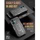thumbnail image 4 of Funda de teléfono Rome Tech para Apple iPhone 16 con clip para cinturón negra, 4 of 7