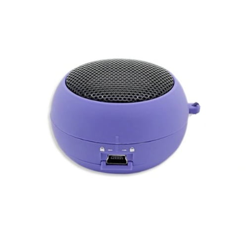 Wired Speaker Portable Audio Multimedia Rechargeable Purple Compatible with Alcatel 3V 2019 