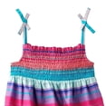 thumbnail image 3 of Mudd Little Girls Blue Shoulder Tie Tank Top with Fringe Bottom - Large (6), 3 of 3