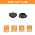 thumbnail image 4 of Uxcell 15pack Silicone Plugs, Rubber Round Snap in Locking Hole Plugs Waterproof Hole Plug for 15.5-17mm Hole, Black, 4 of 6
