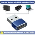 thumbnail image 3 of USB to USB C Adapter 2 Pack,Type C Female to A Male Charger Converter for Apple Watch Ultra iWatch 7 8 SE,iPhone 15 14 13 12 Plus Pro Max,AirPods,iPad Air 4 5 Mini 6,Samsung Galaxy S21 S22, 3 of 15