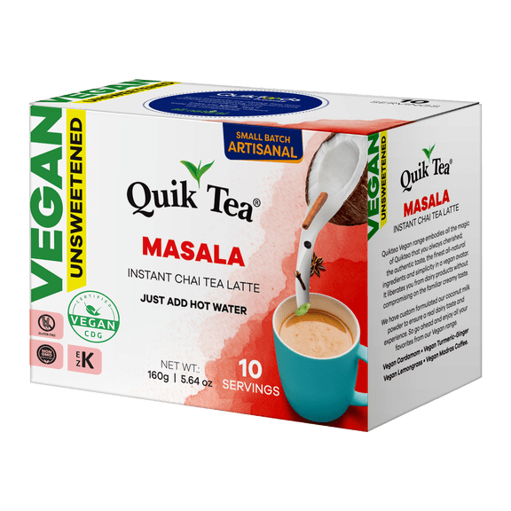 Quic Tea Quik Tea Masala Instant Chai Tea Latte 96g/3.38 oz (4 servings ...