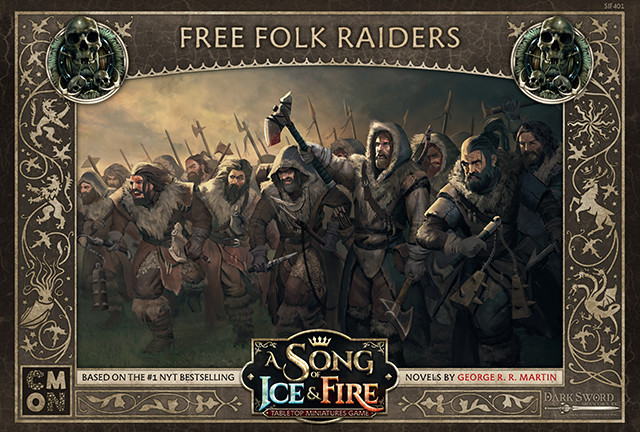 A Song of Ice and Fire: Tabletop Miniatures Game Free Folk Raiders Unit Box, by CMON - image 4 of 7
