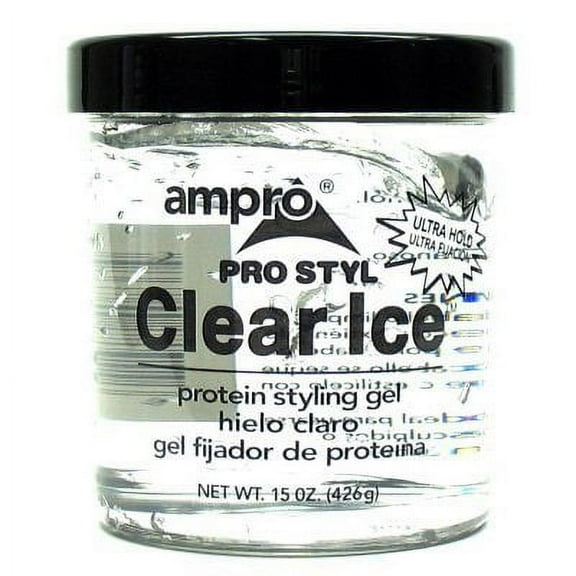 Ampro Pro Styl Clear Ice Protein Styling Gel, Ultra Hold, 15 oz by Ampro