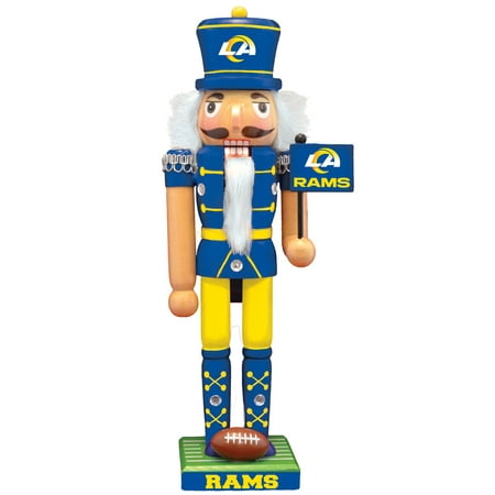 MasterPieces Game Day NFL Los Angeles Rams Nutcracker – Holiday Team Decor