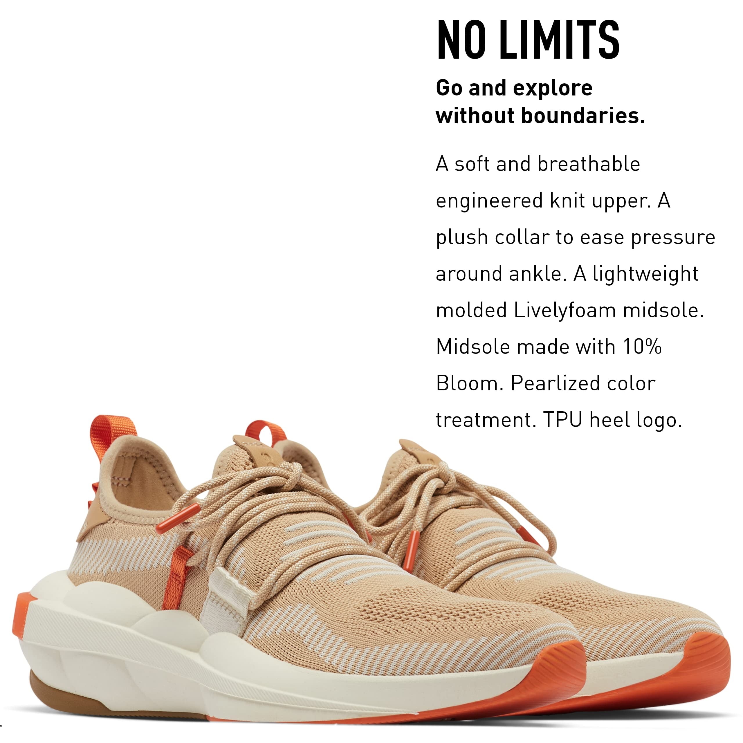 Sorel Women's Explorer Defy Mid Shoe - Black, Sea Salt - Size 6.5並行輸入