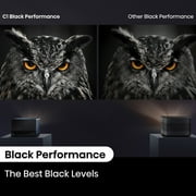 Hisense C1 Trichroma Laser 4K UHD Mini Projector with Dolby Vision, Dolby Atmos, 1,600 Lumen Brightness