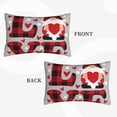 thumbnail image 2 of Daiia Buffalo Plaid Love And Gnome Bedding Waterproof Pillow Protector Zippered Queen – Bed Bug Proof Pillow Encasement-16"x24", 2 of 6