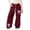 Wine, variant on ibiyuan Girls Sweatpants Straight-Leg Girls Joggers Size 12 Wide Leg Girls Cargo Pants Size 10 Full Length Elastic Waistband Trousers Casual Fitness Clothing