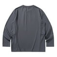 thumbnail image 4 of Men's Long Sleeve Athletic T-Shirt Lightweight Sun Wicking Workout Top for Running Gym Casual Wear Mens Work Shirts Summer Basic Tee Shirts, 4 of 5