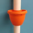thumbnail image 1 of Orange Hose Flower Pots Bathtub Gutter Downpipe Pot for Plants and Flowers Outdoor - Garden Decor, 1 of 4