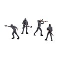thumbnail image 2 of 4 Piezas Figuras de Personas Miniatura Figuras 1/64 Modelo Escena Miniatura Figuras para Diorama Material Resina Adecuadas para Trenes Decorativos Maquetas Arquitectónicas Paisajes, 2 of 9
