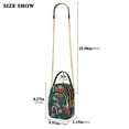 thumbnail image 2 of FORMRS Crossbody Bag for Women Quilted Travel Shoulder Cell Phone Purse with Chain Strap Handbag, Green Christmas Candy Canes, 2 of 7